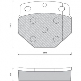 Колодки тормозні SETRA/Neoplan/EOS  TRW комплект 8шт.