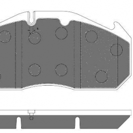 Колодки тормозні SETRA/MAN/MERCEDES      TEXTAR